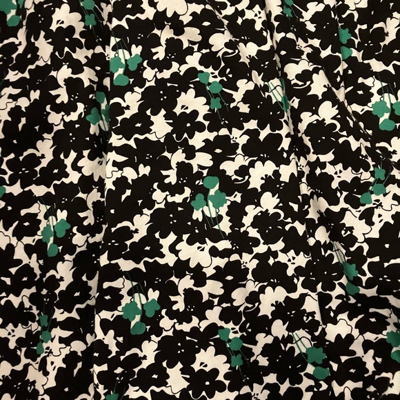 Boden Alma Shamrock Shirt Dress, Black & Green with pockets! US 4 - Picture 6 of 14